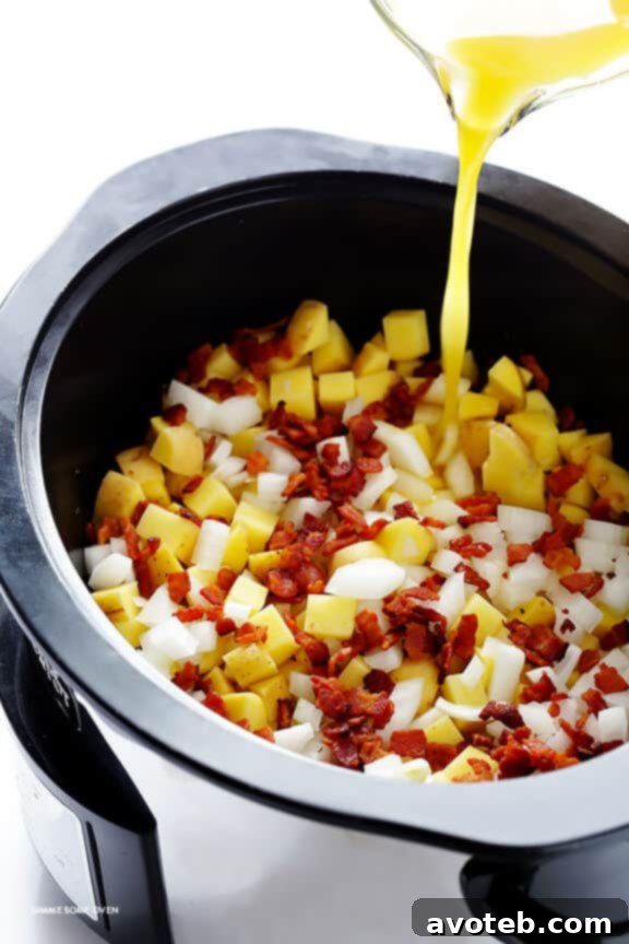 Velvety Slow Cooker Potato Soup 3 Slow Cooker Potato Soup -- so delicious, and made extra-easy in the crock pot! | gimmesomeoven.com
