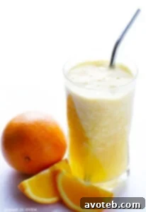 Fresh Orange Smoothie recipe card image