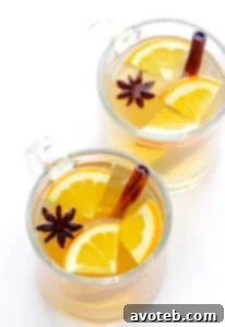 Mulled White Wine - a deliciously warm and comforting holiday drink