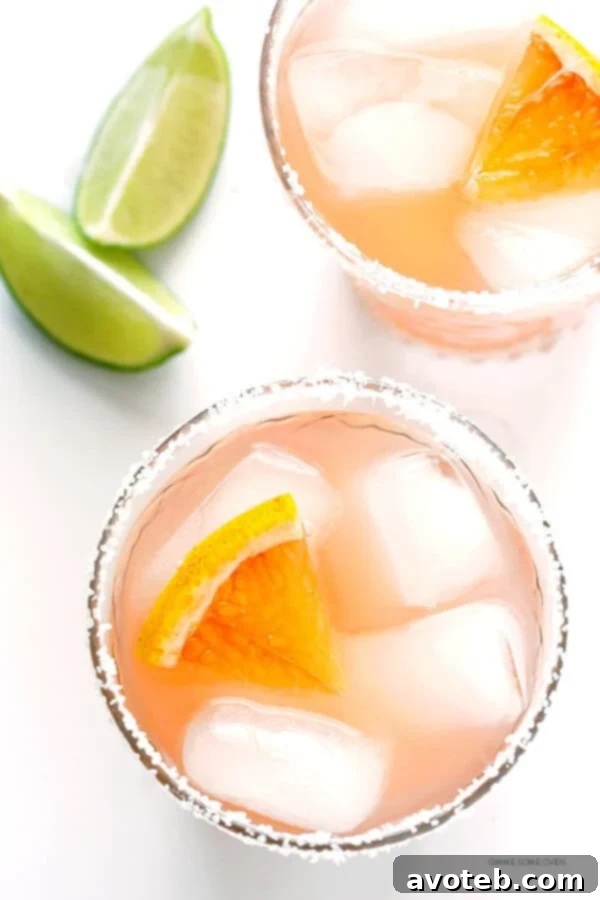 Ruby Red Margaritas 2 Refreshing Grapefruit Margarita, an easy and vibrant cocktail perfect for any occasion.