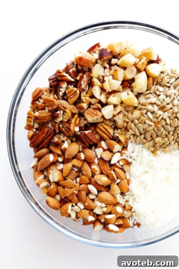 This Grain-Free Granola recipe is easy to make, full of great flavor, and it's naturally completely gluten- and grain-free (and can also be made vegan).