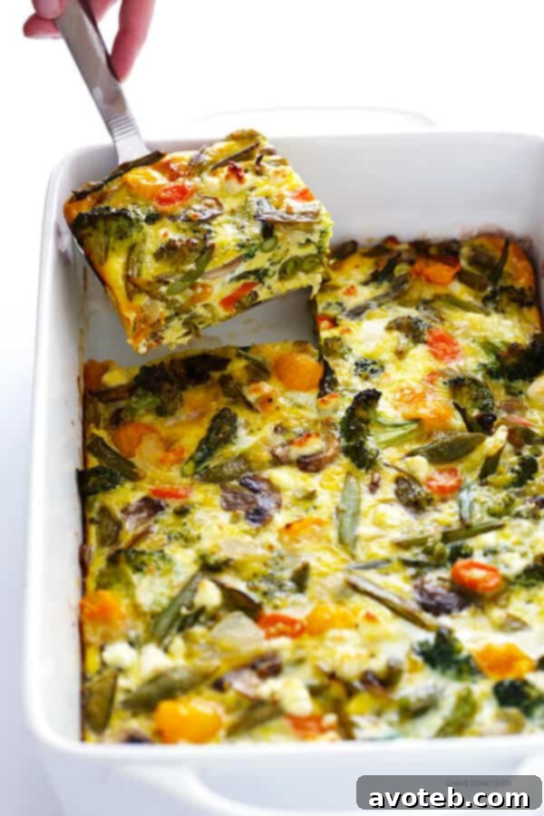 Fresh Spring Egg Bake 2 Delicious Spring Vegetable Egg Casserole, perfect for an easy make-ahead Easter brunch or any seasonal gathering. Loaded with fresh veggies and cheese, it's a vegetarian and gluten-free delight.