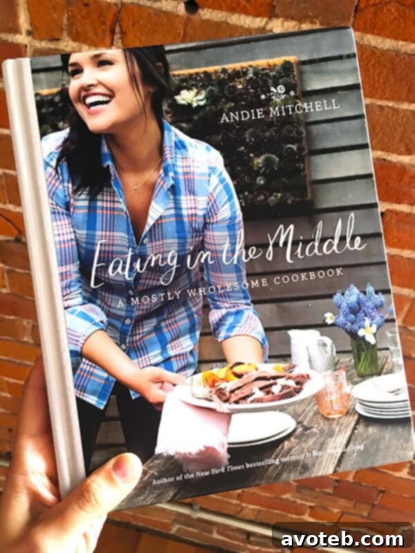 Andie Mitchell's Eating In The Middle Cookbook Cover