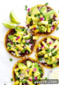 10-Minute Pineapple Black Bean Tostadas