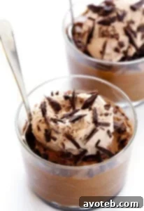 Dark Chocolate Avocado Mousse