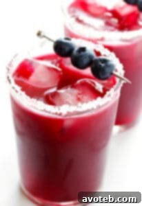 Thumbnail image for Blueberry Margarita recipe.