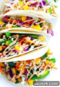 Mango Chipotle Fish Tacos