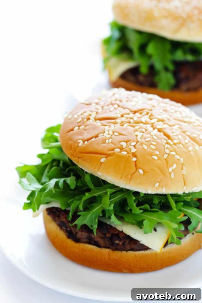 This 20-Minute Black Bean Burgers recipe is my favorite! It's quick and easy to make, crispy and juicy (not dried out!), and full of great garlic mushroom flavor. | gimmesomeoven.com