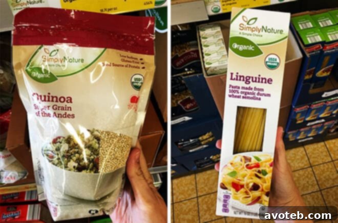 ALDI Quinoa and Spaghetti Pasta
