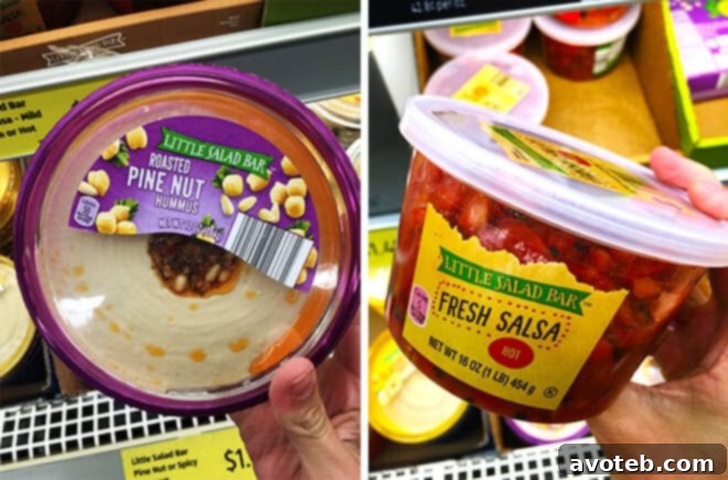 Aldi Hummus and Salsa