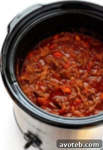 Slow Cooker Beef Ragu, a hearty and easy comfort food recipe.