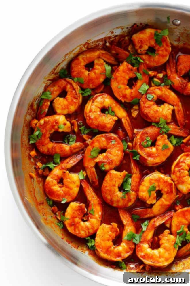 Vibrant Peruvian Shrimp in a Snap 3 This Easy Peruvian Shrimp recipe takes less than 15 minutes to make, and it's full of delicious bold flavors that I absolutely love! | gimmesomeoven.com
