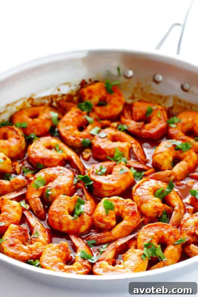 Vibrant Peruvian Shrimp in a Snap 5 This Easy Peruvian Shrimp recipe takes less than 15 minutes to make, and it's full of delicious bold flavors that I absolutely love! | gimmesomeoven.com