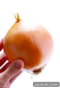 A perfectly diced onion, ready for cooking.