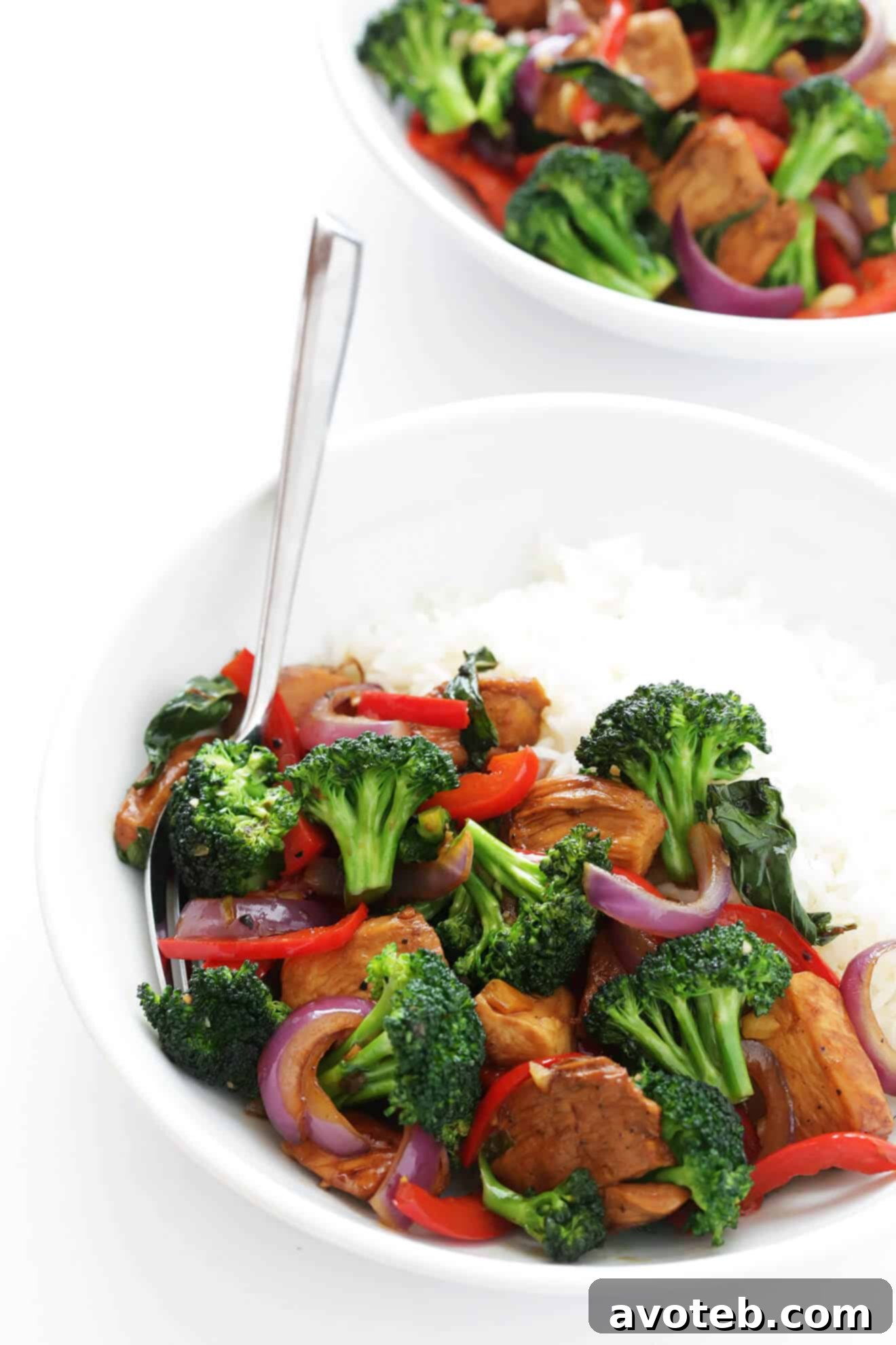 Speedy Thai Basil Chicken Stir-Fry 6 An easy and flavorful recipe for Thai Basil Chicken, featuring fresh vegetables, tender chicken, and a delicious Thai basil sauce, perfect for a quick and satisfying meal.