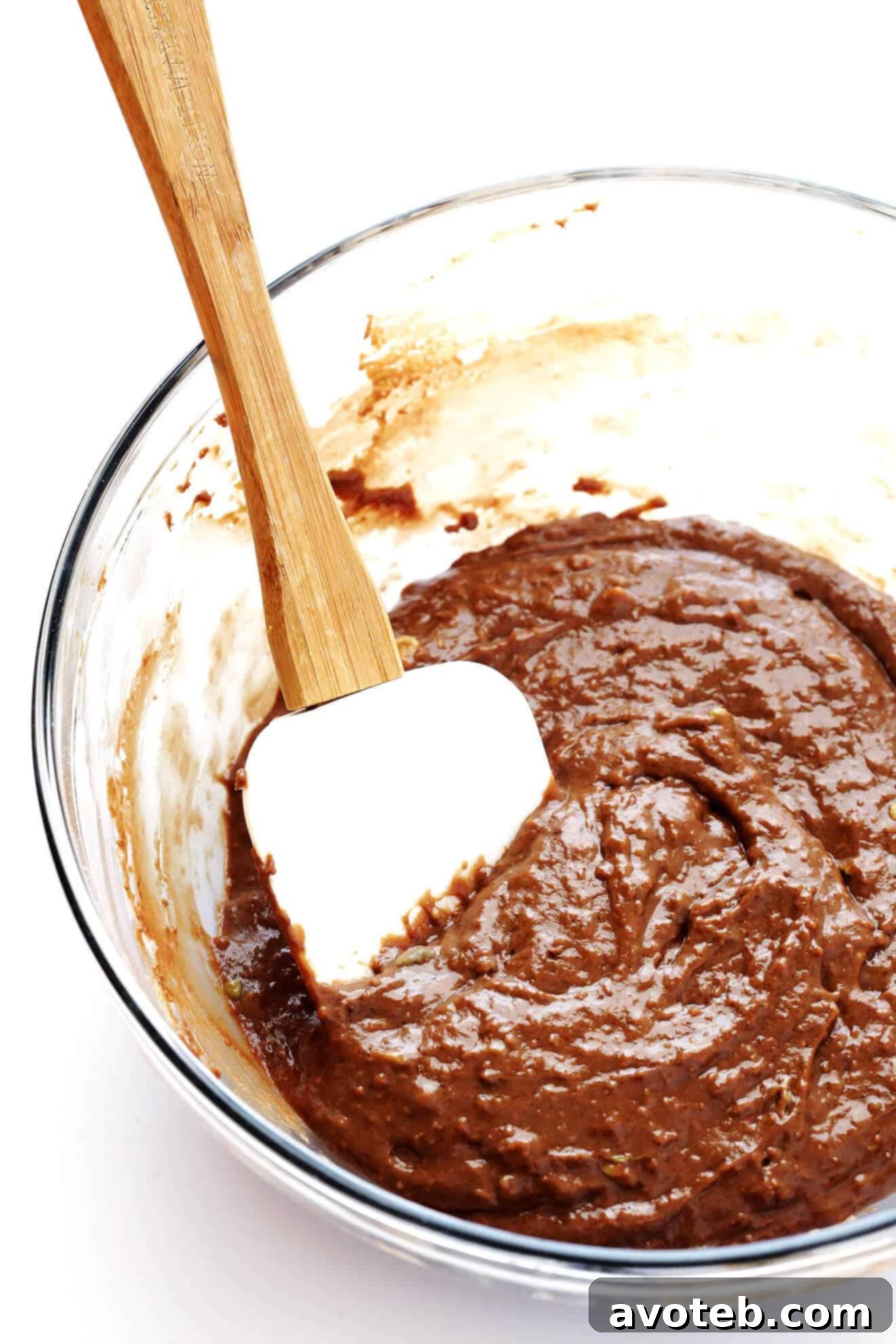 Velvet Avocado Chocolate Fudge Cake 3 The preparation of this Chocolate Avocado Hot Fudge Cake is surprisingly simple, starting with a creamy avocado-infused batter.