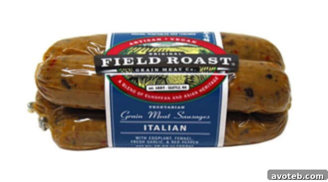 Field Roast Plant-Based Sausages: A revolutionary vegetarian Italian sausage alternative that tastes incredible and elevates your pasta dishes.