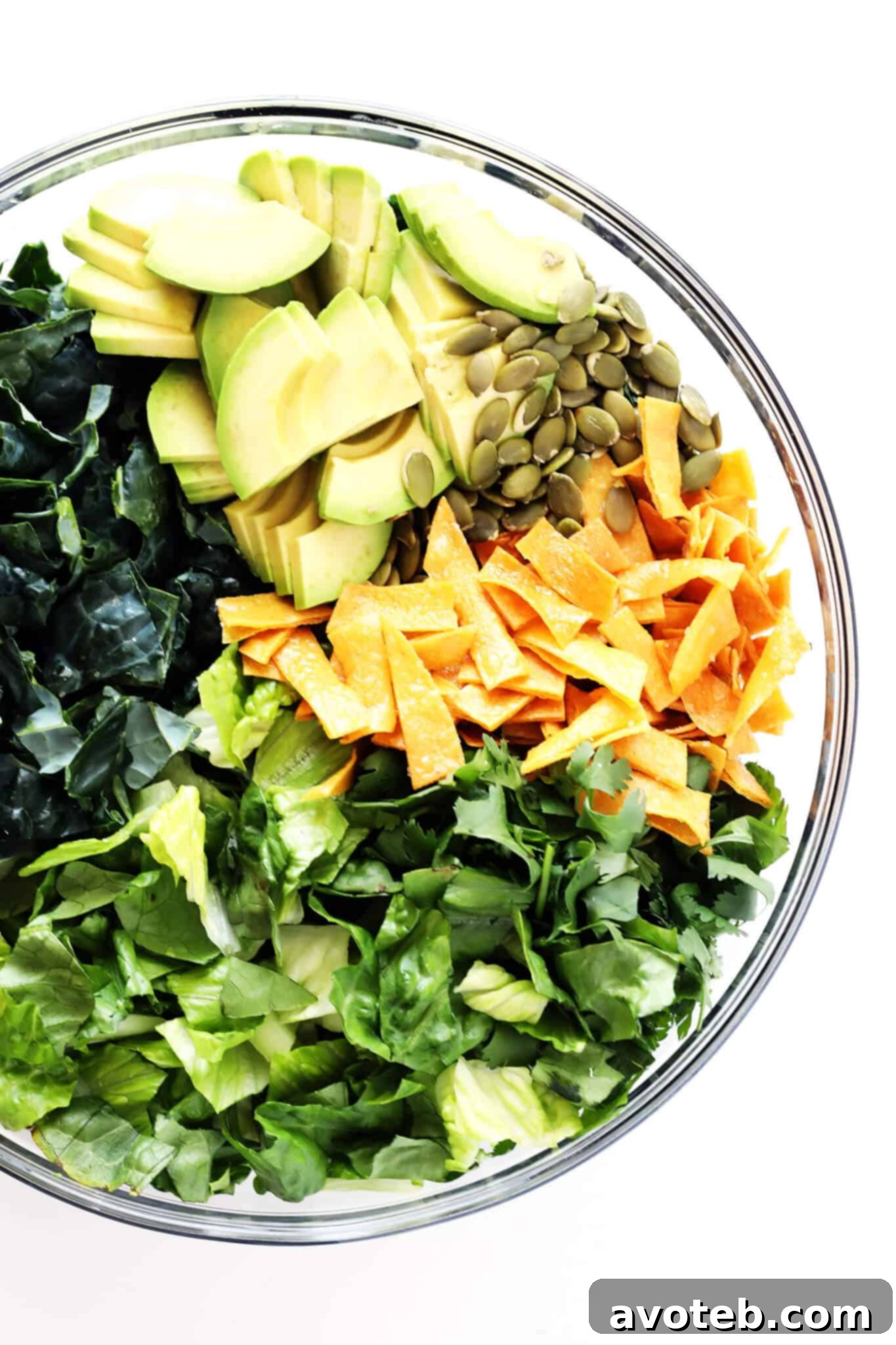 This hearty and delicious Mexican Caesar Salad is made healthier with a Greek Yogurt Caesar Dressing and packed with fresh ingredients.
