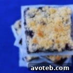 Thumbnail image of golden Blueberry Crumb Bars.