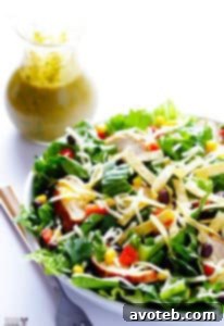 Santa Fe Salad with Cilantro-Lime-Peanut Vinaigrette