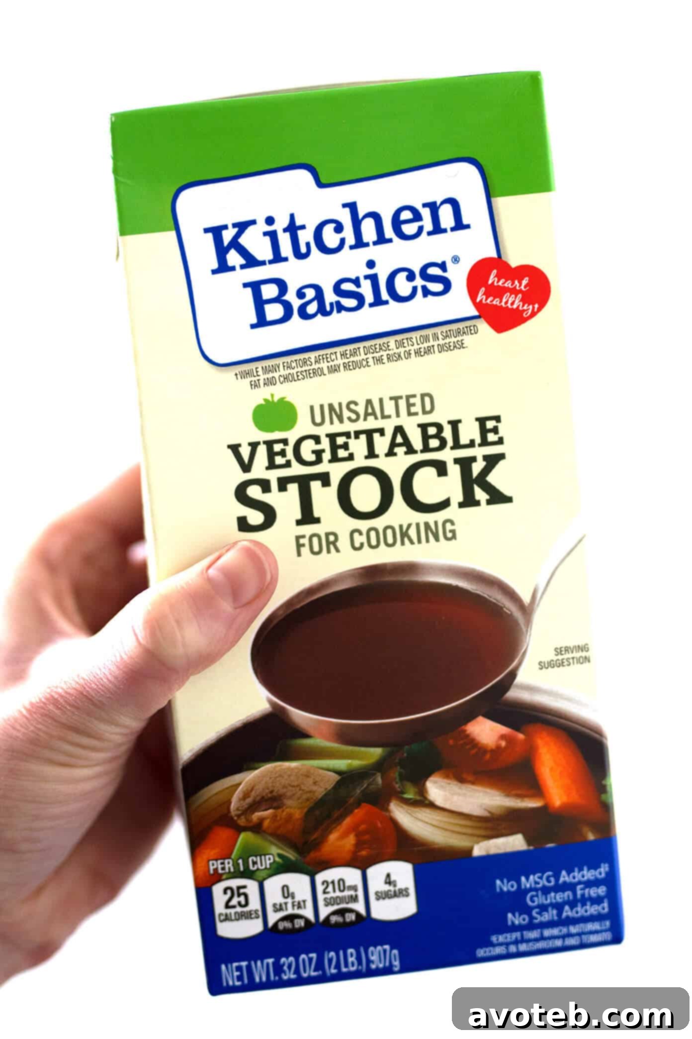 Green Goddess Soup: a healthy, quick, and easy vegan & gluten-free recipe packed with broccoli, cauliflower, and spinach. Perfect for a detox or a feel-good meal! Kitchen Basics Vegetable Stock