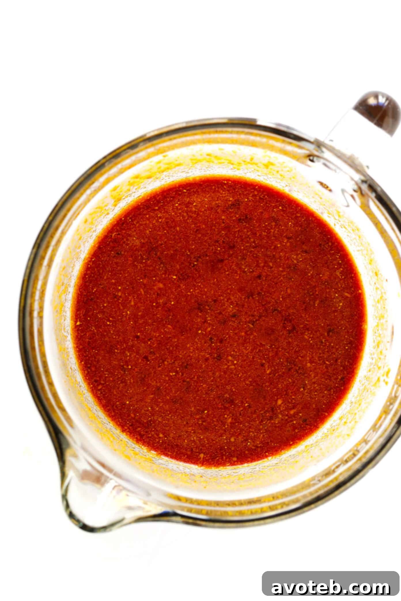 Close-up of the delicious Kung Pao Peanut Sauce