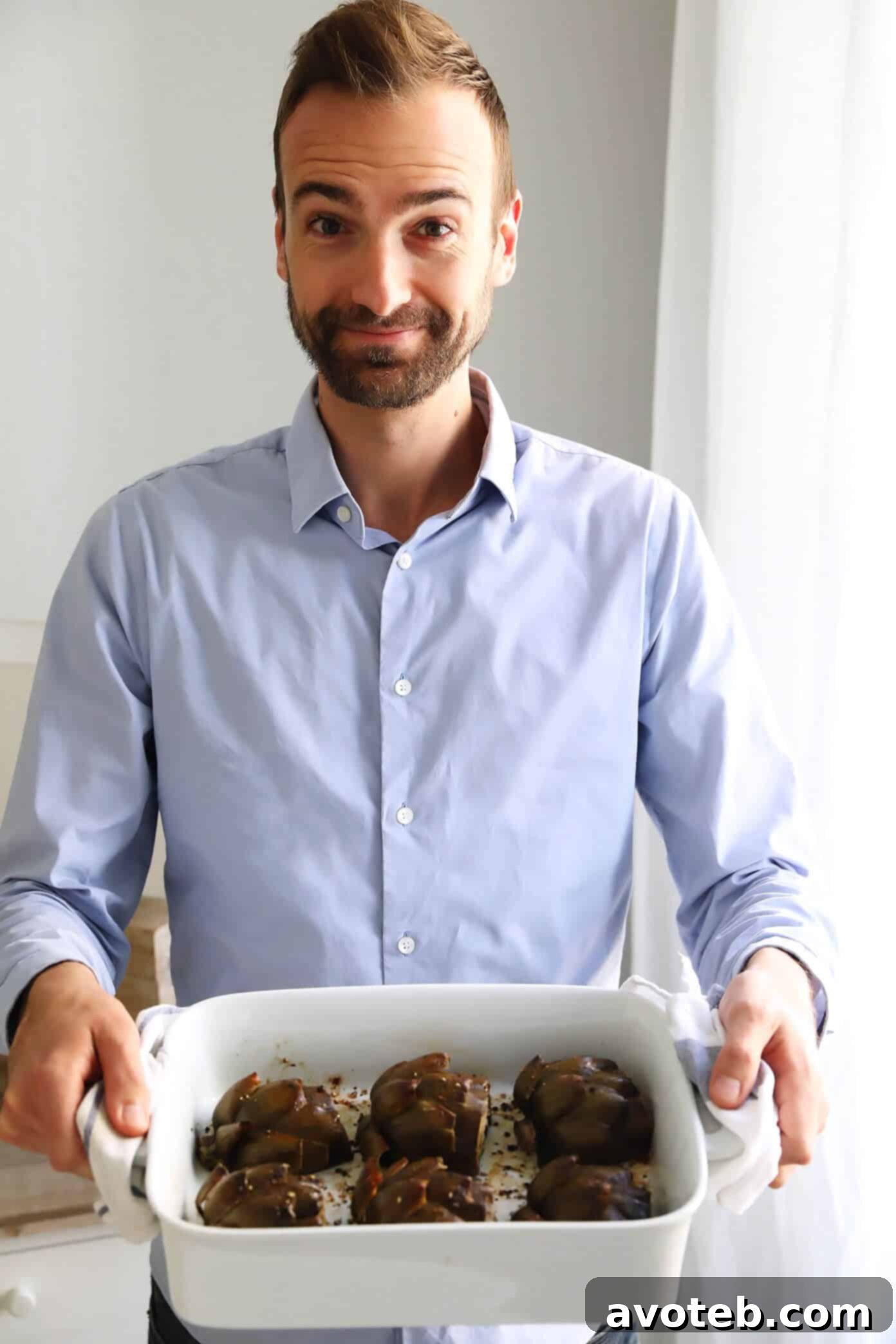 Barclay's Signature Roasted Artichoke Recipe with Lemon and Herbs