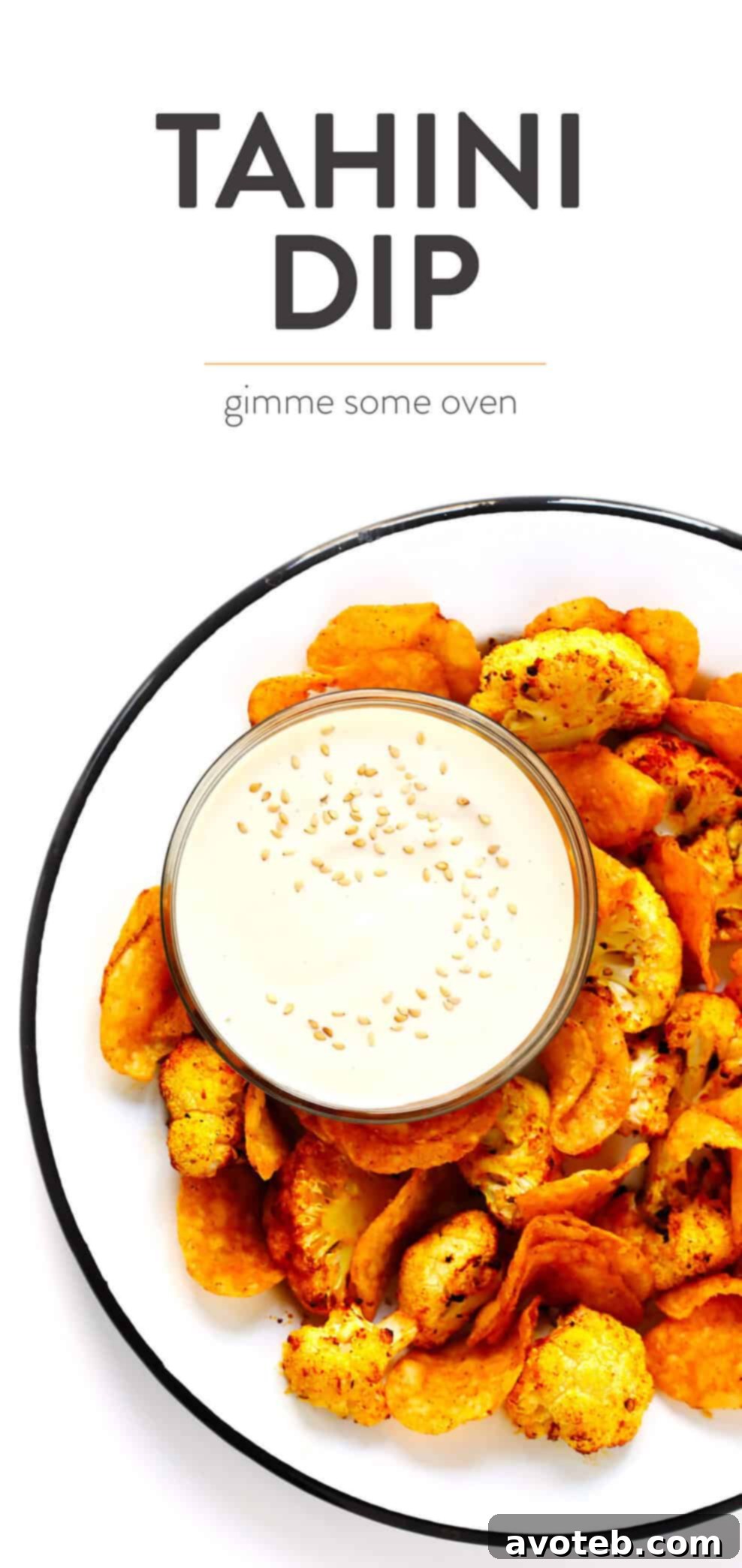 Dreamy Tahini Dip - Healthy, Vegan, Gluten-Free Snack How To Make Tahini Dip | Gimme Some Oven