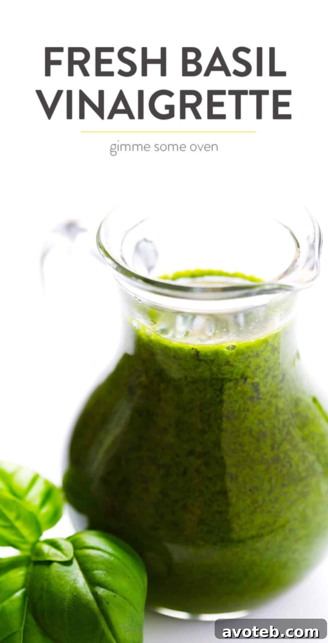 Delicious Basil Vinaigrette Dressing for Healthy Meals