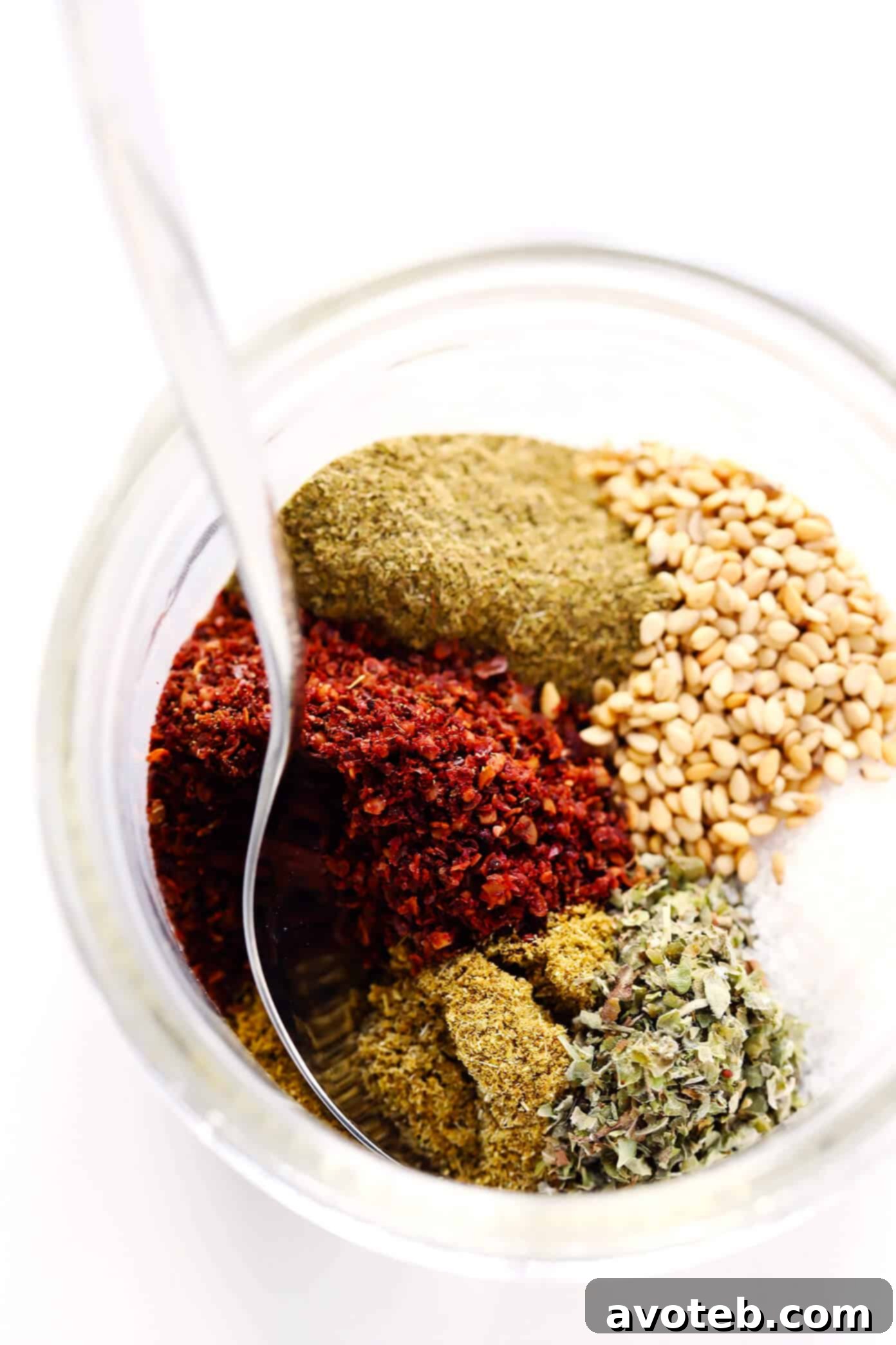 Easy steps to prepare homemade Middle Eastern Za'atar spice blend. Steps for making Za'atar seasoning at home