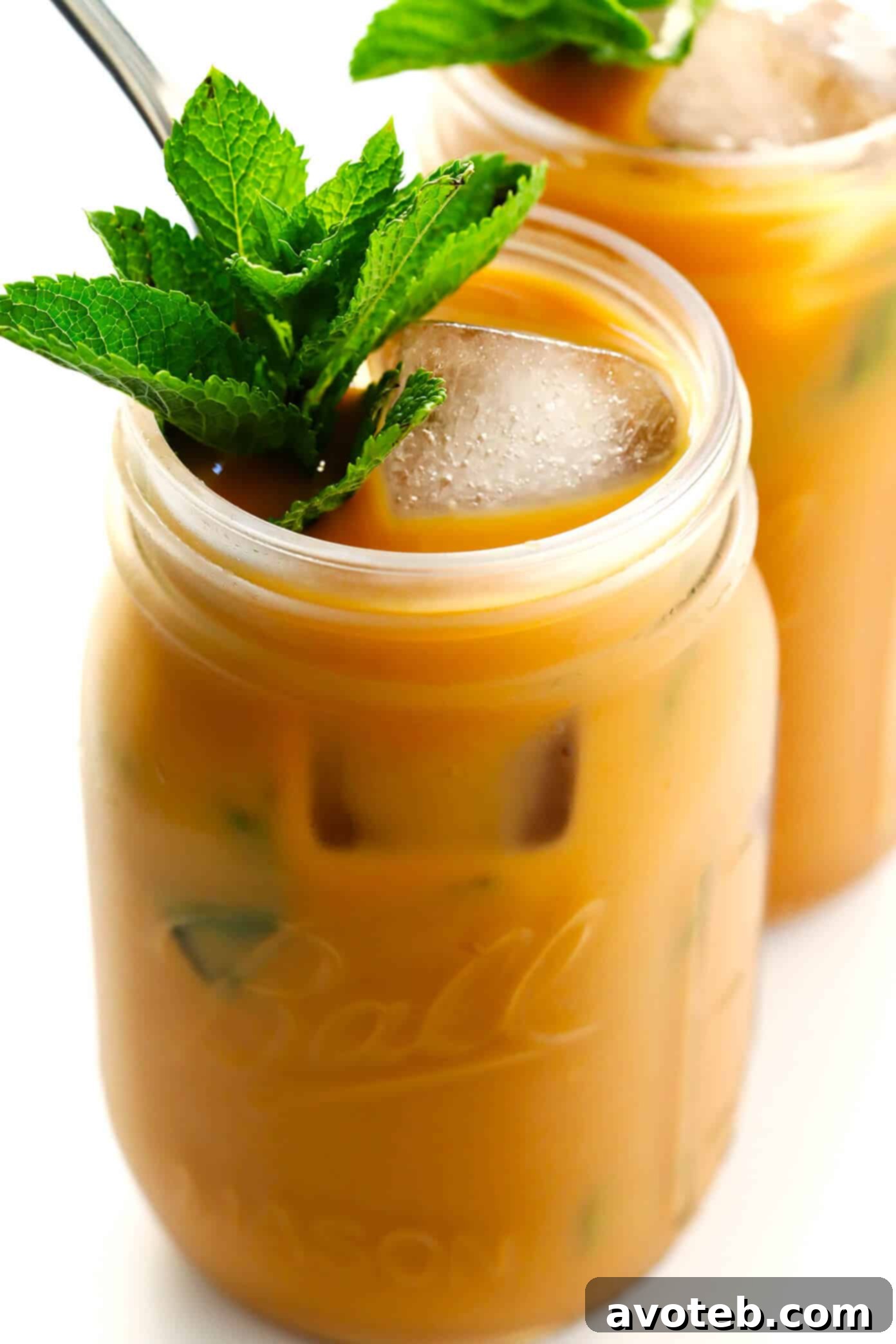 Perfect Mint Mojito Iced Coffee