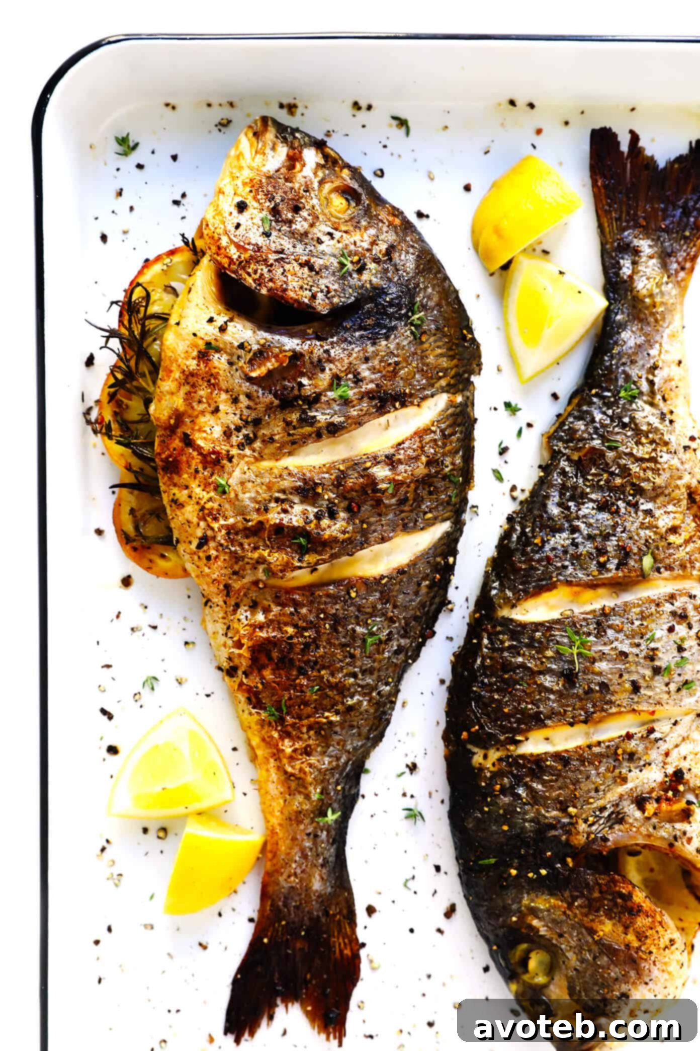 How to Cook a Whole Fish in the Oven - Easy Roasted Fish Recipe