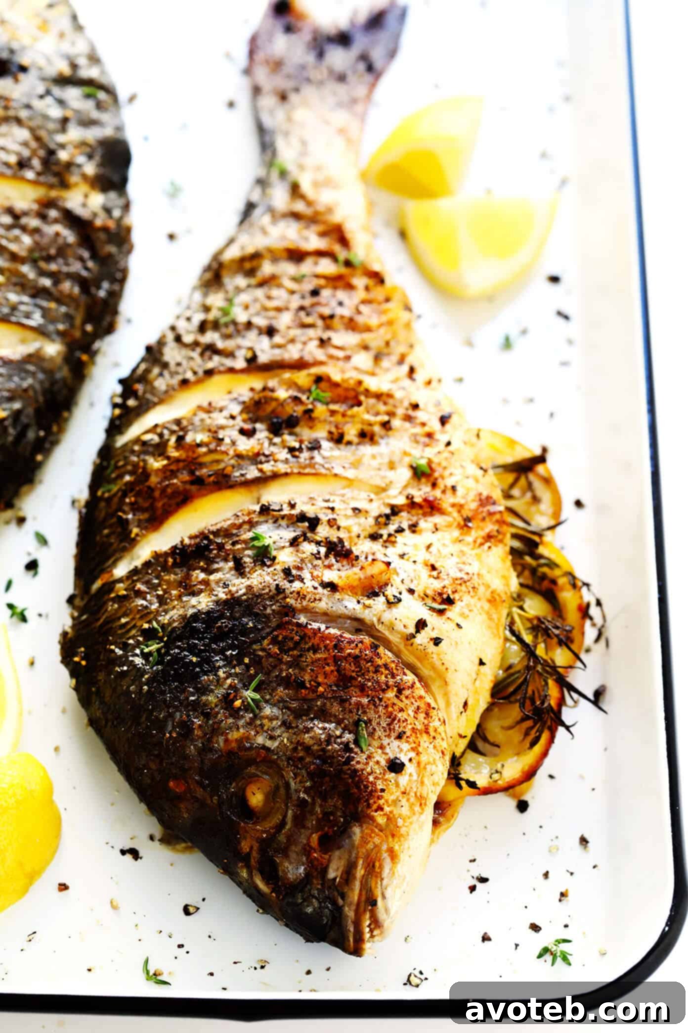 The Best Oven Baked Whole Fish Recipe - Easy and Healthy