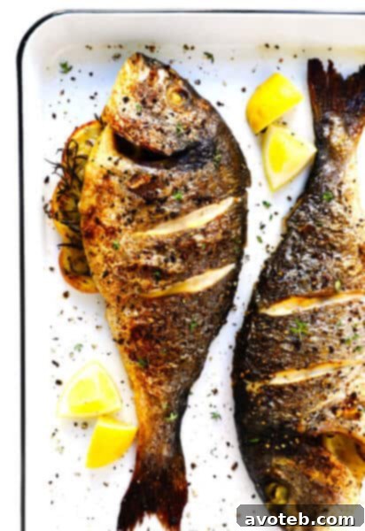 Perfectly Roasted Whole Fish in the Oven