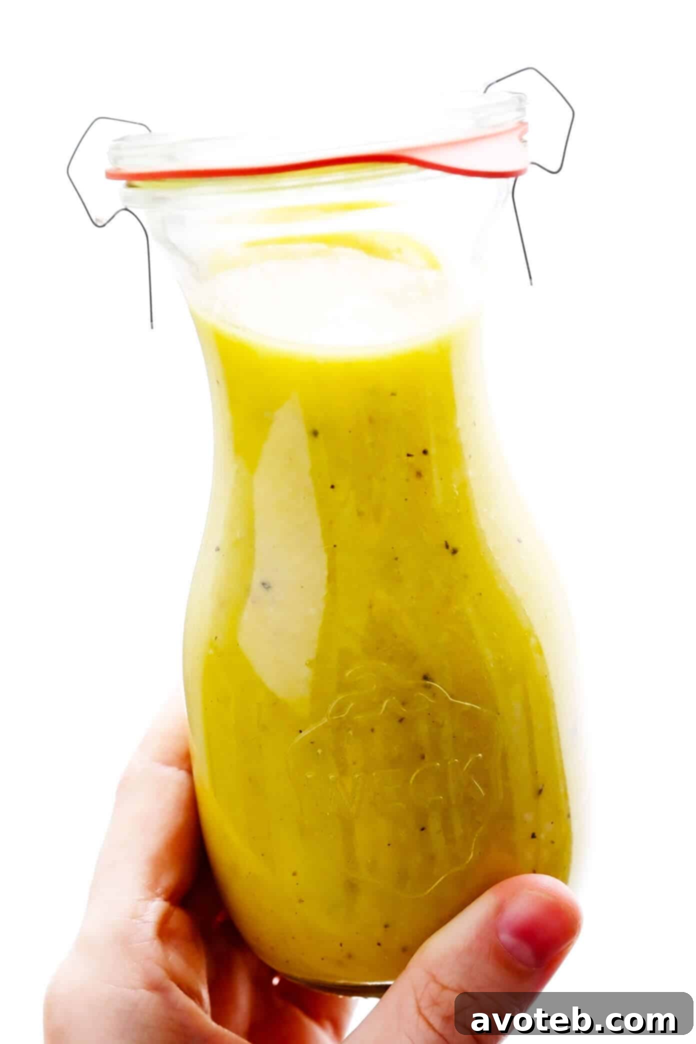 Everyday Salad Dressing with fresh ingredients like lemon, olive oil, and Dijon mustard.