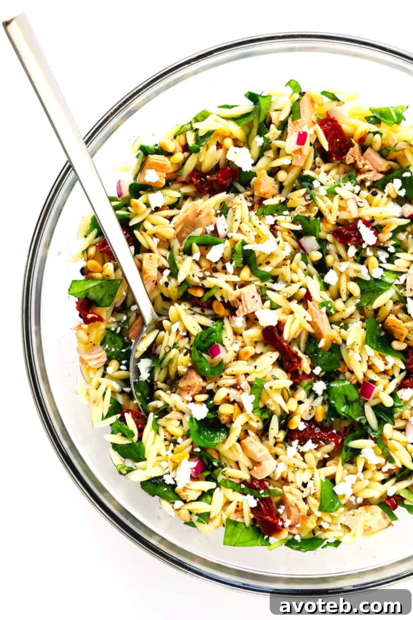 The Best Italian Tuna Salad Recipe with fresh herbs and vibrant colors