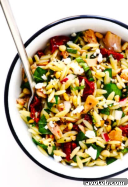 Italian Orzo Tuna Salad
