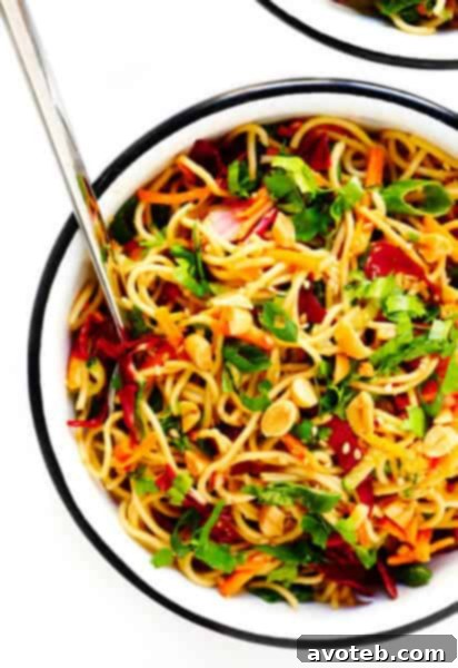 Easy Cold Sesame Peanut Noodles with the BEST Peanut Sauce Recipe