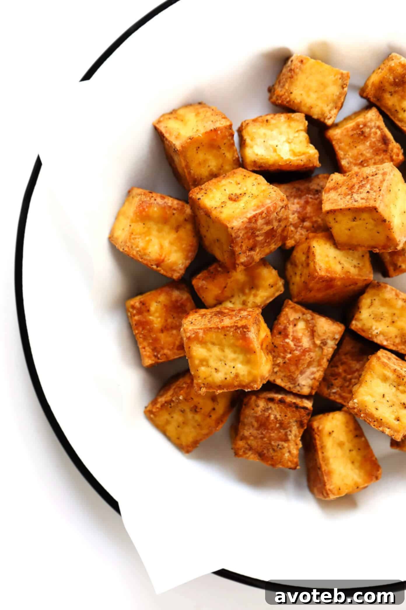 Easy Crispy Baked Tofu Recipe | How To Bake Tofu