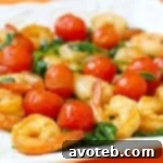Thumbnail image of Sauteed Shrimp with Spinach & Tomatoes recipe.