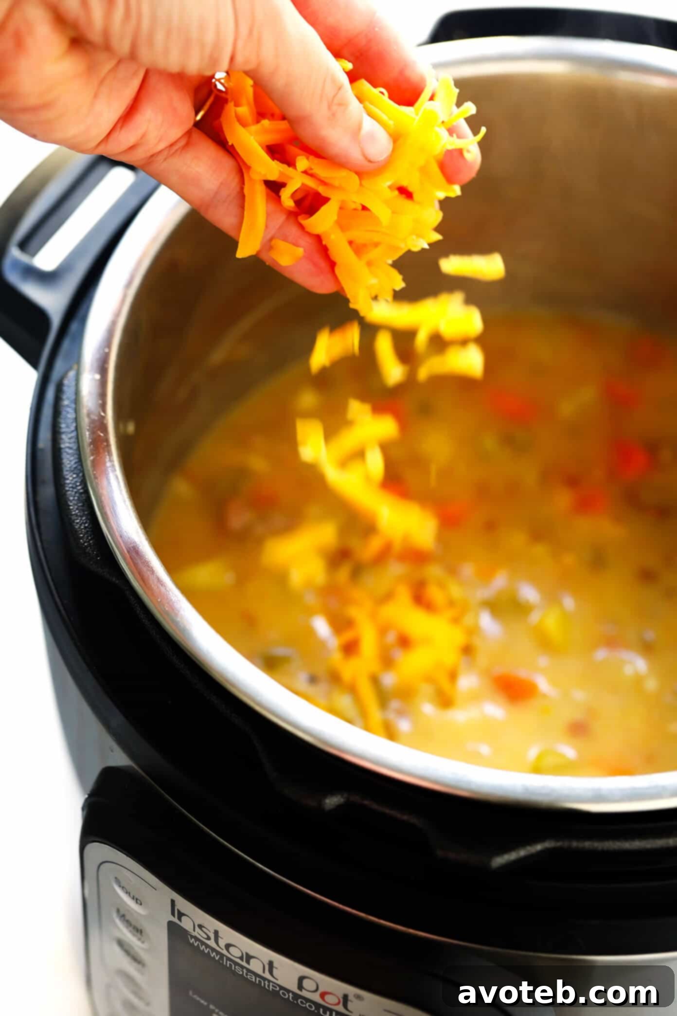 How To Make Turkey Cheeseburger Soup in the Instant Pot (Pressure Cooker)