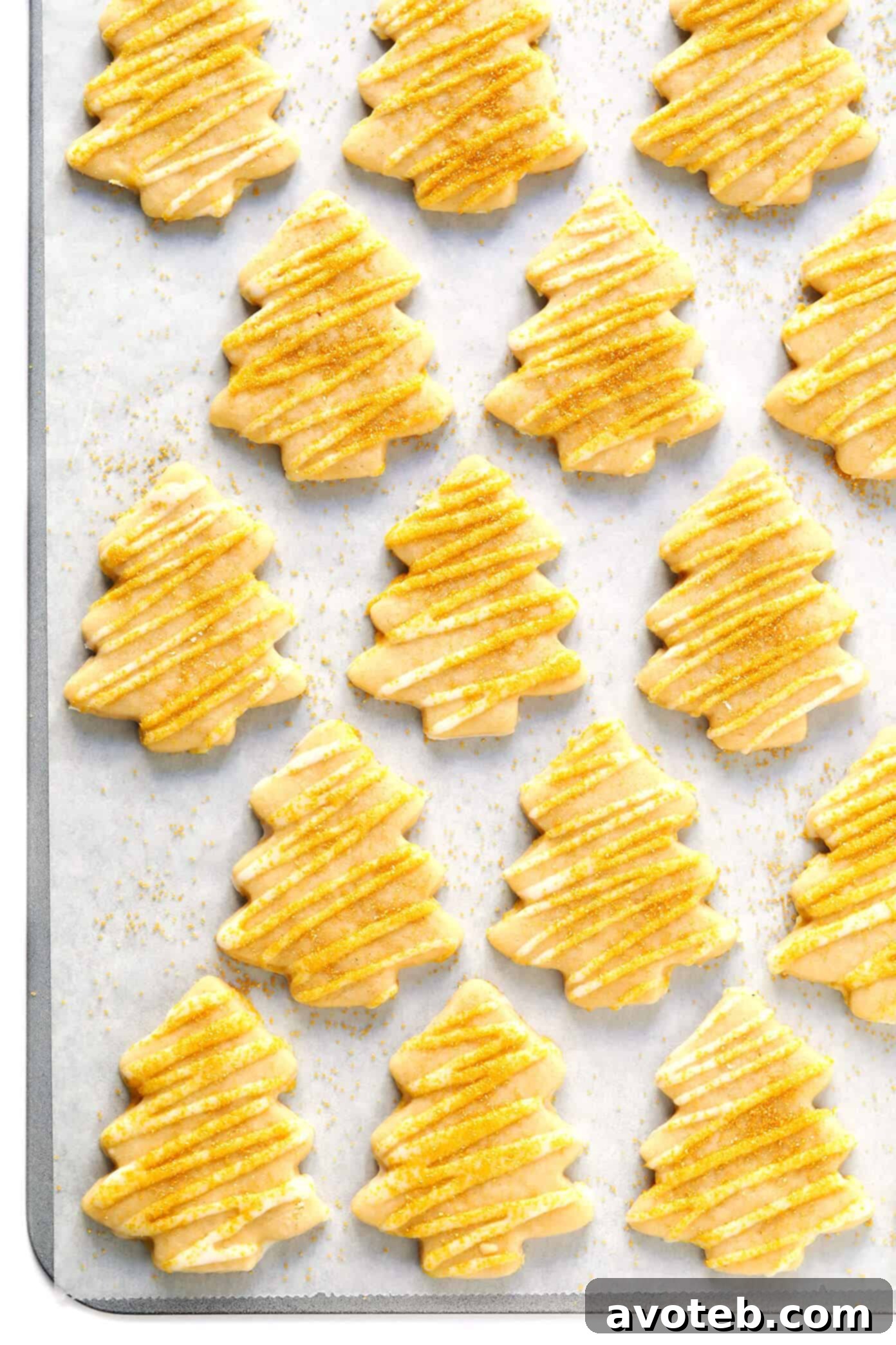 Close-up of Brown Sugar Cookies with Simple Icing