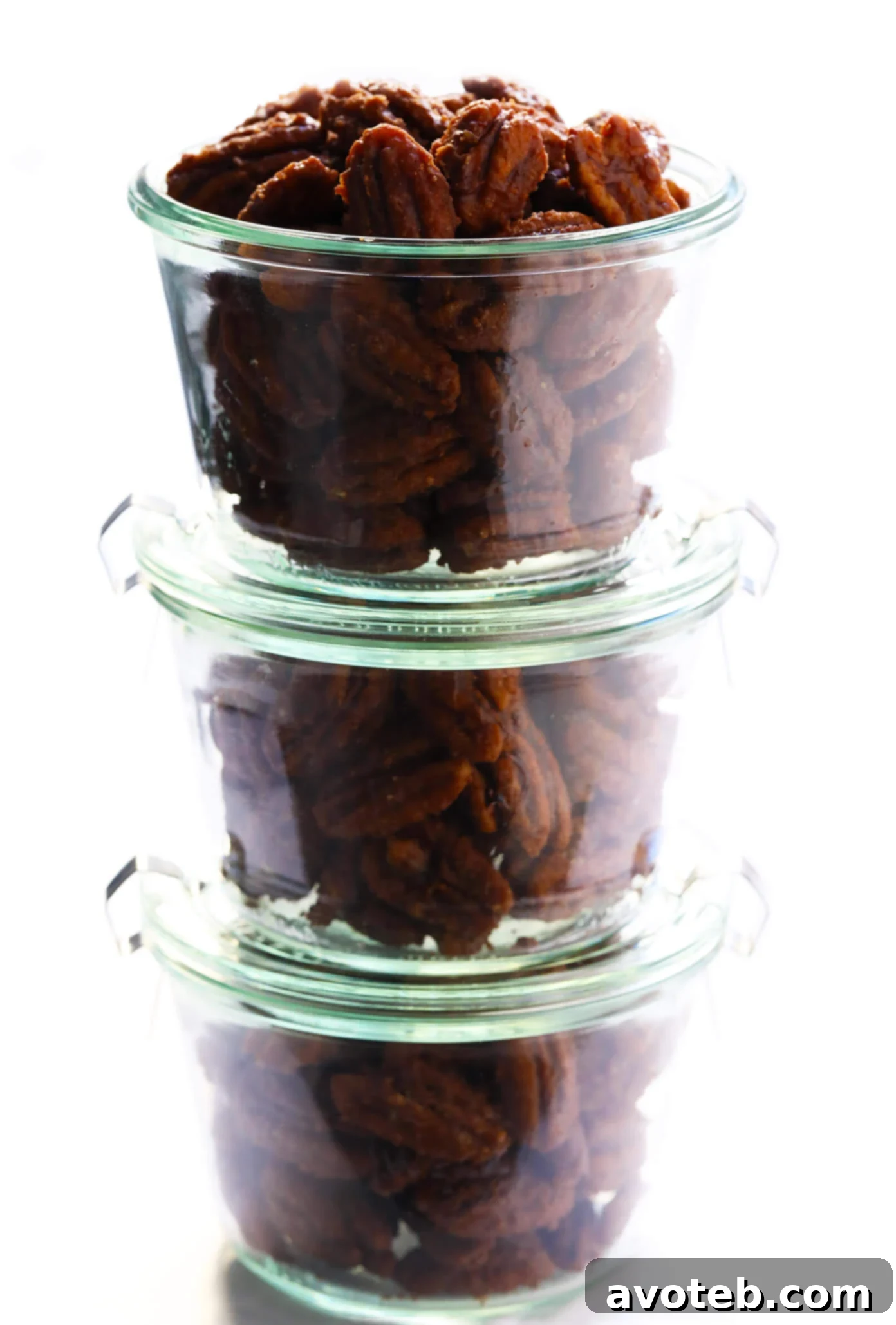 Maple Syrup Candied Pecans for Holidays and Gifts