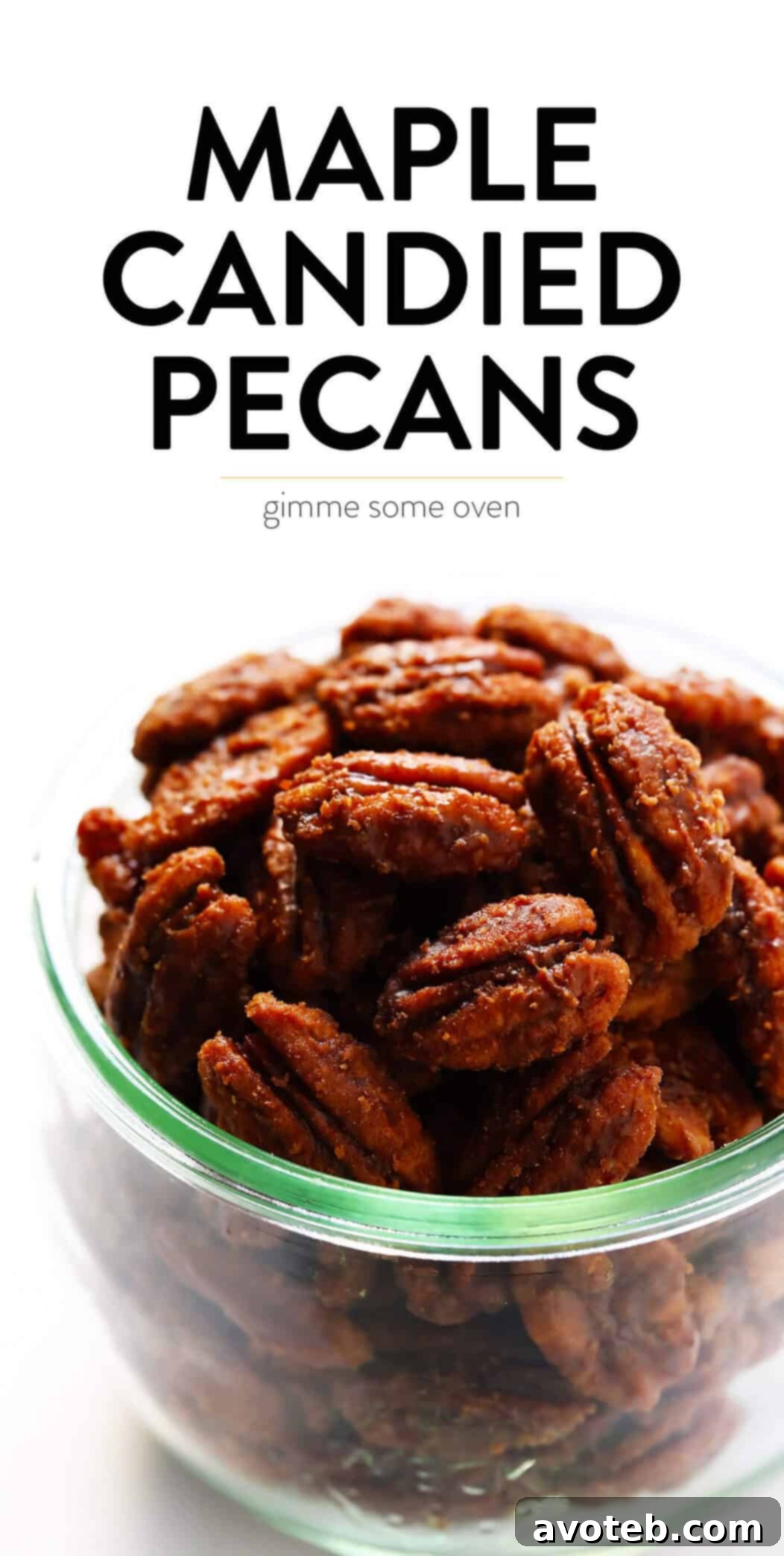 Maple Syrup Candied Pecans - Perfect Holiday Gift Idea