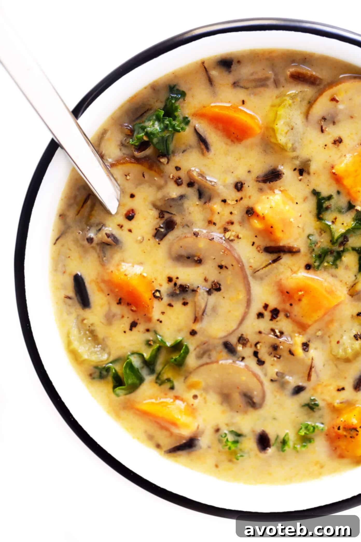 Cozy Autumn Wild Rice Soup Recipe