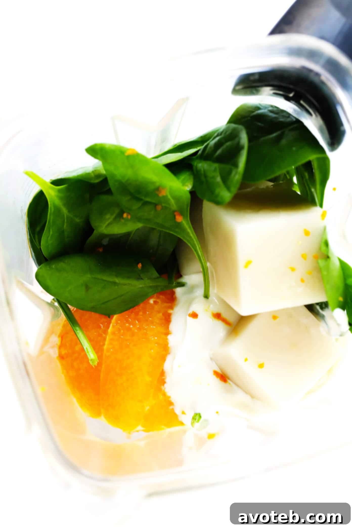Fresh Ingredients for Green "Julius" Smoothie