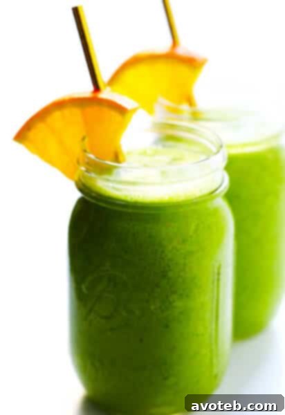 Green "Julius" Smoothie Recipe Card Image