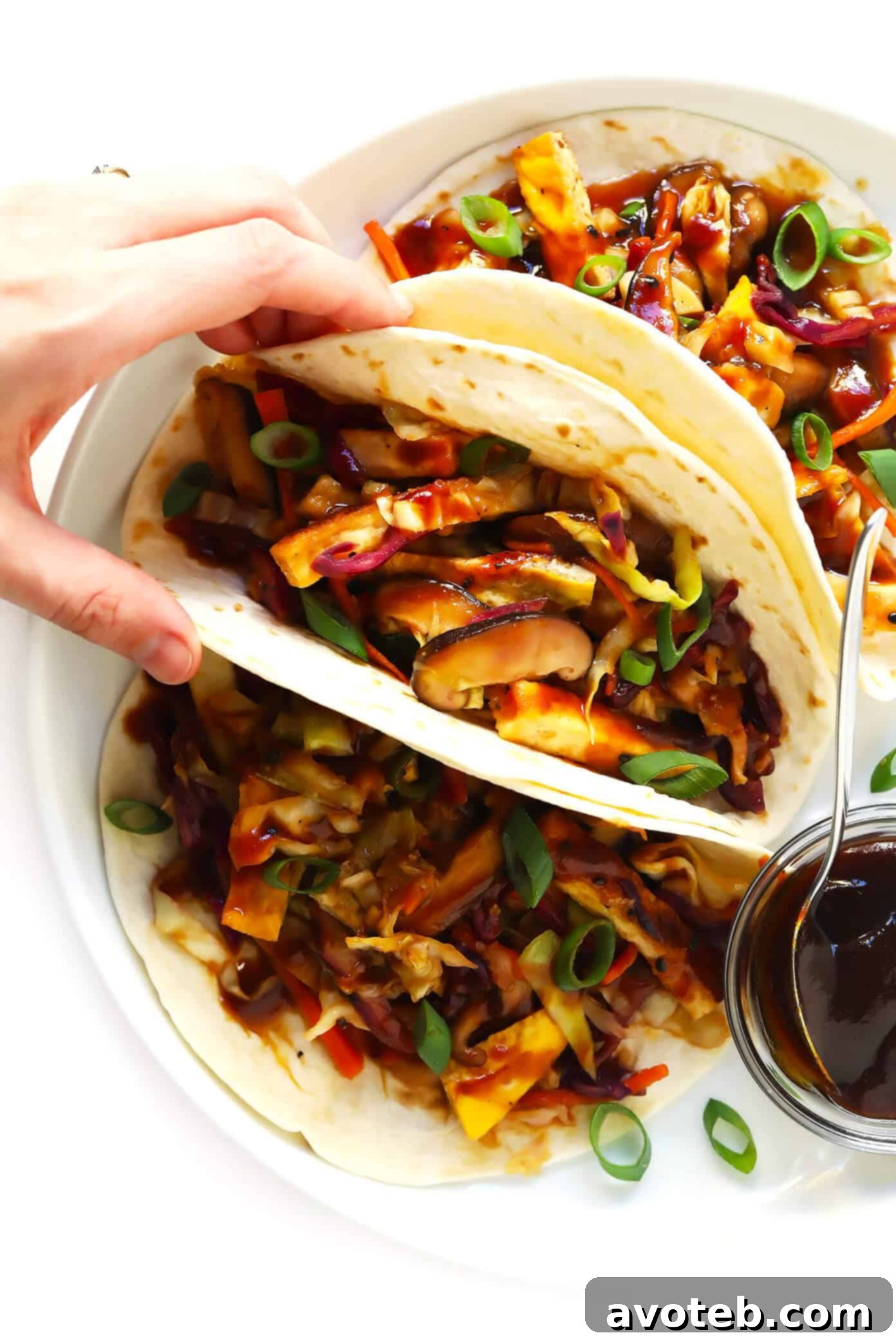 Vegetarian Moo Shu Recipe - A delightful stir-fry dish with crispy tofu and a rich hoisin-sesame sauce, perfect for a healthy and flavorful meal.