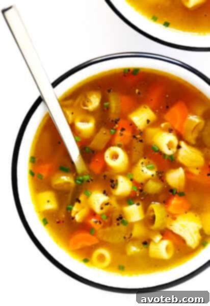 Pepperoncini Chicken Noodle Soup
