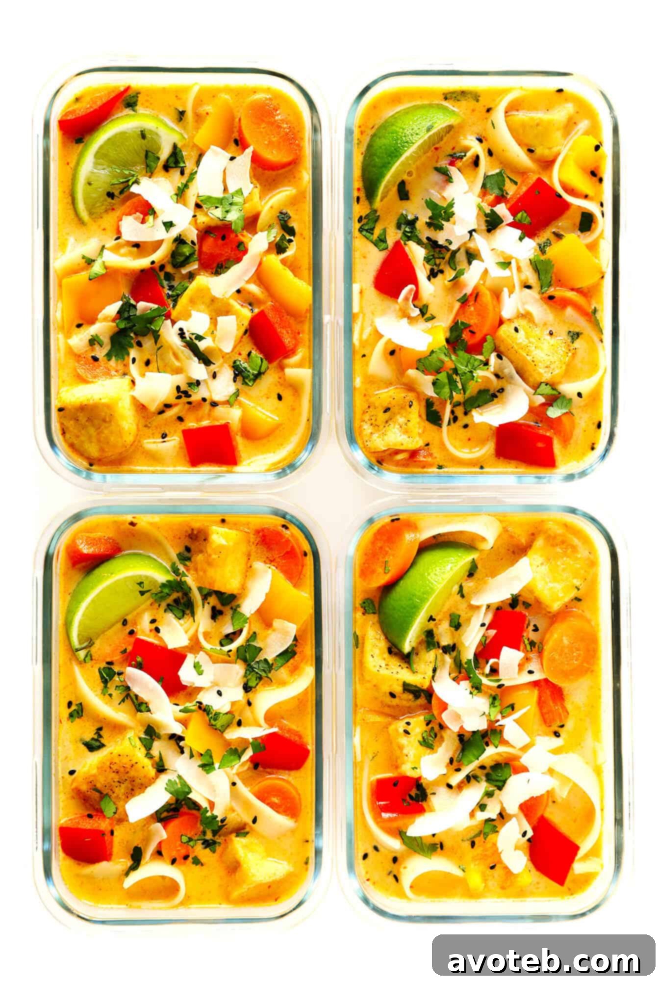 Thai Red Curry Soup: Your Ultimate Healthy Meal Prep Solution Meal Prep Thai Red Curry Soup - Healthy & Convenient
